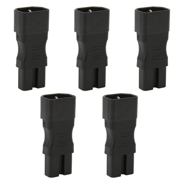 5 stk. IEC320 C14 til C15 strømpluggadapter for PDU-chassis bærbar PC UPS-kontakt