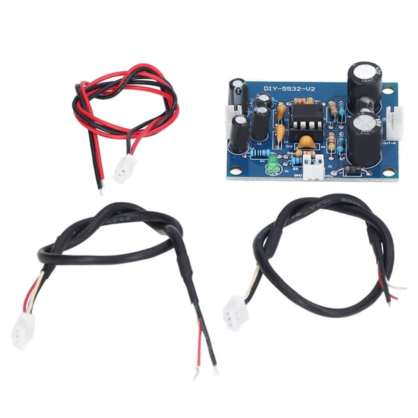 Forforstærkerkort PCB Enkelt Strøm Frontpanel Dobbeltpaneler 5x Forstørrelse 12V til 35V