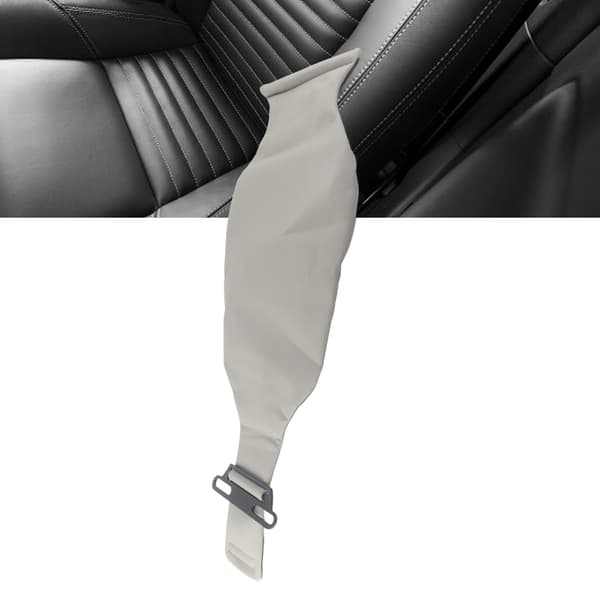 Ergonomisk bilsvankstödskudde med dynamiska stödjepunkter, konstläder, grå, för hem, bil, kontor