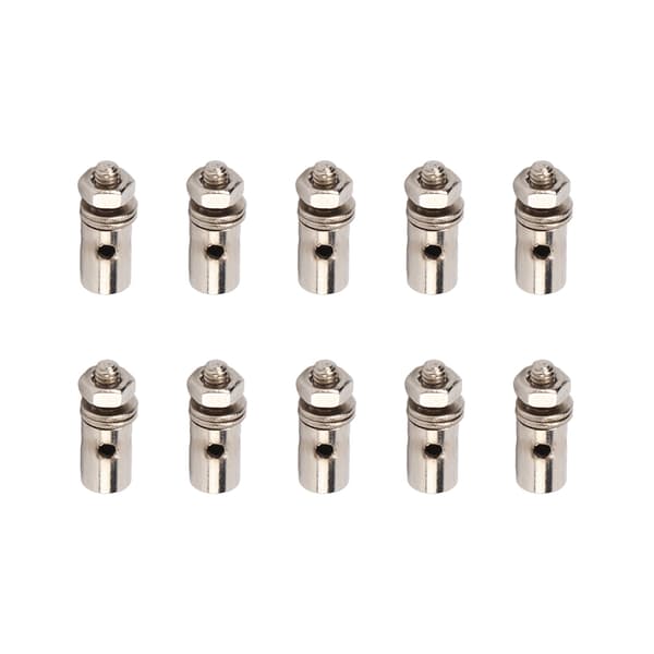 10st 1,3 mm Servo Push Rod Connector Justerbar Länkage Stopp