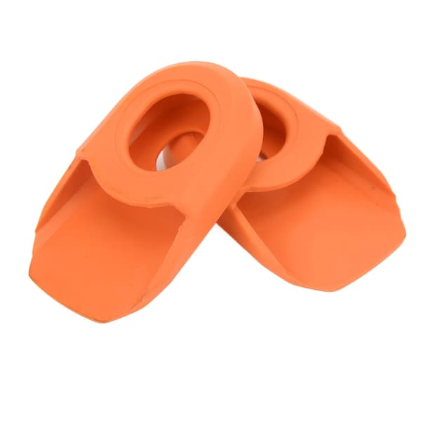 2 ST Orange Silikon Cykel Vevarmsskydd Hylsa