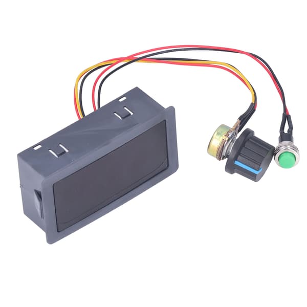 Digital PWM DC Motor Hastighetskontroller 0.56in LED-skjerm Trinnløs Kontrollbryter