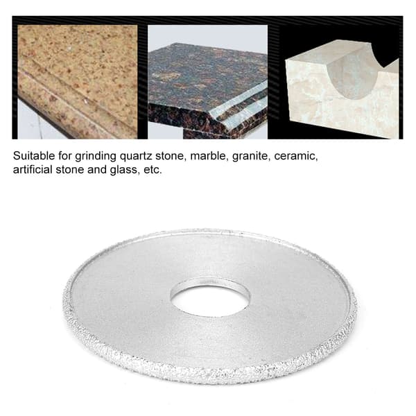7,3 cm loddet diamantslibeskive 0,5 cm Rom slibemiddel til stenkeramikglas