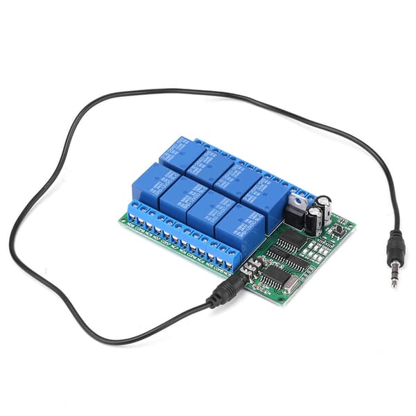 12V DC 8-kanals DTMF-relé Telefon Stemmedekoder Fjernkontroll Brytermodul