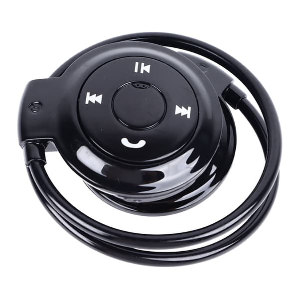 Bluetooth Hovedtelefoner Klar HiFi Lyd Foldbart Trådløst Sports Headset Sort