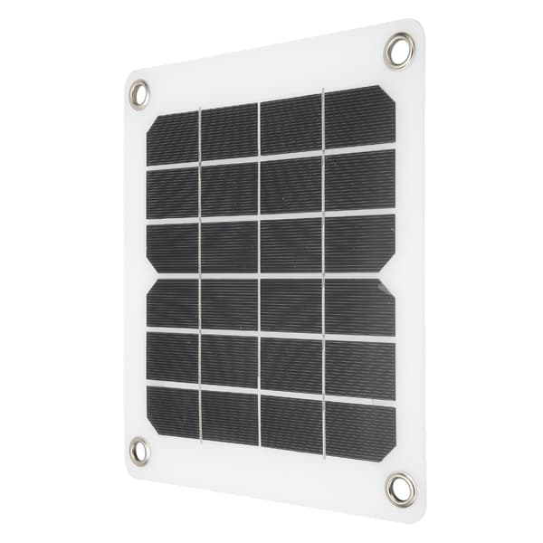 5V 20W Monokrystallinsk Solcellepanel Bærbar USB-lading for Bil Båt RV Telefon