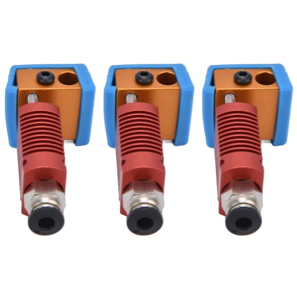 Ekstruder Hotend Kit Aluminiumlegering Messing 3D Printerdele med dyser til Ender 3 Pro
