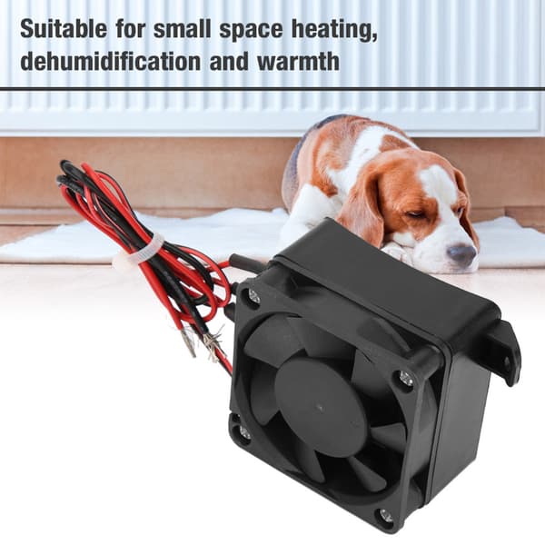 110V Mini Luftvarme Konstant Temperaturisolasjon PTC Termistorvarmer Med Vifte 24V 350W