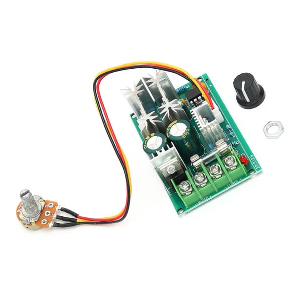 PWM Motorvarvtalsregulator DC 10V-60V 20A Strömregulator Brytarmodul