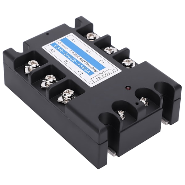 3-fas Solid State Relä SSR3 0324880A DC AC 480V Distributionskontrollutrustning