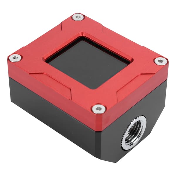 LSJ POZN LCD-skjerm Vannkjøling Flow Meter Elektrisk Termometer Overvåking