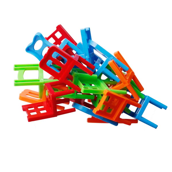 Barn Stable Stoler Balansespill DIY Foreldre-Barn Interaksjon Tidlig Utdanning Puslespill Leke