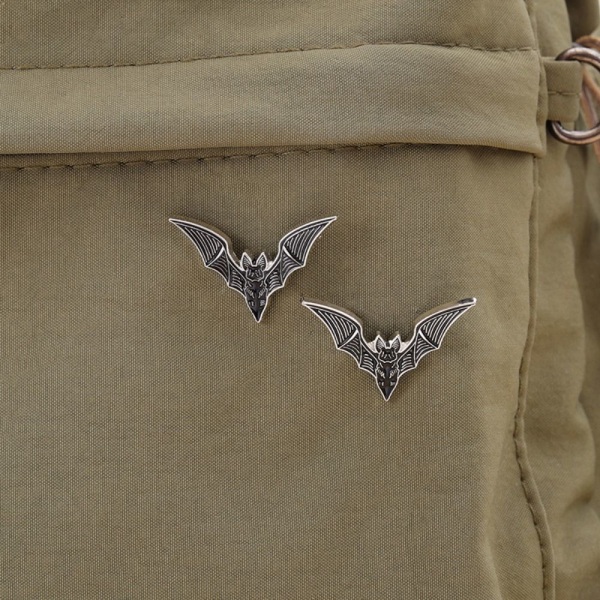 5 st Bat Brosch Metal Badge Lapel Pin