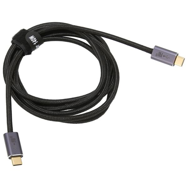 USB C 2.0 Kabel PD3.1 140W Snabbladdning Flätad Datakabel för MacBook 200cm