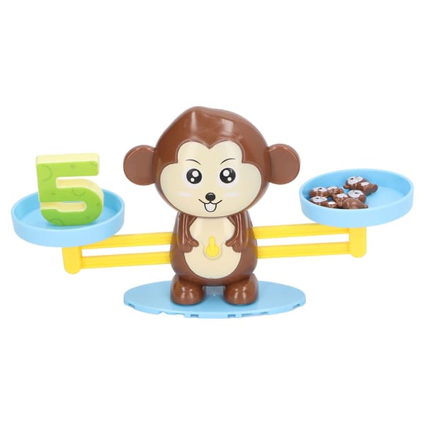 Monkey Scale Math Balance Game Pedagogisk leketøy for førskolebarn Gutter Jenter