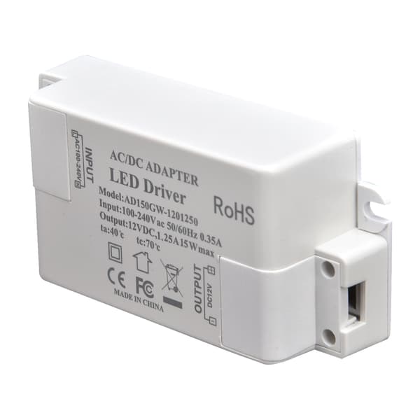 LED-driver 0,35A Lille indendørs belysning LED-lampe strømforsyningstransformator AC 100-240V