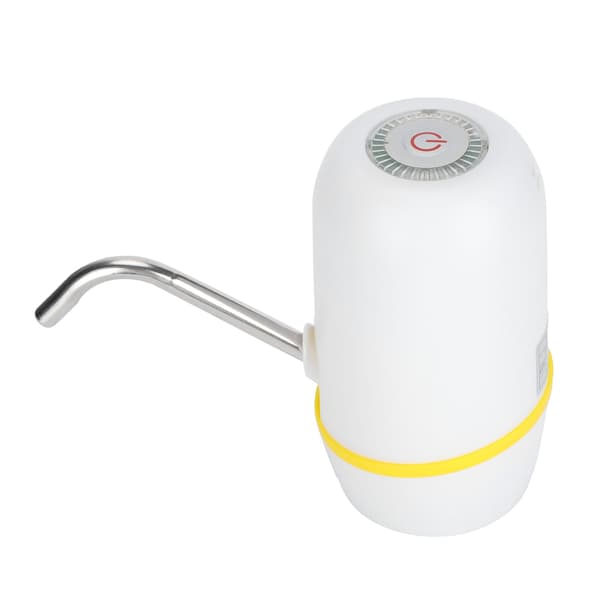 Elektrisk USB-laddning Bärbar Automatisk Vattenflaskpump Dispenser Vit