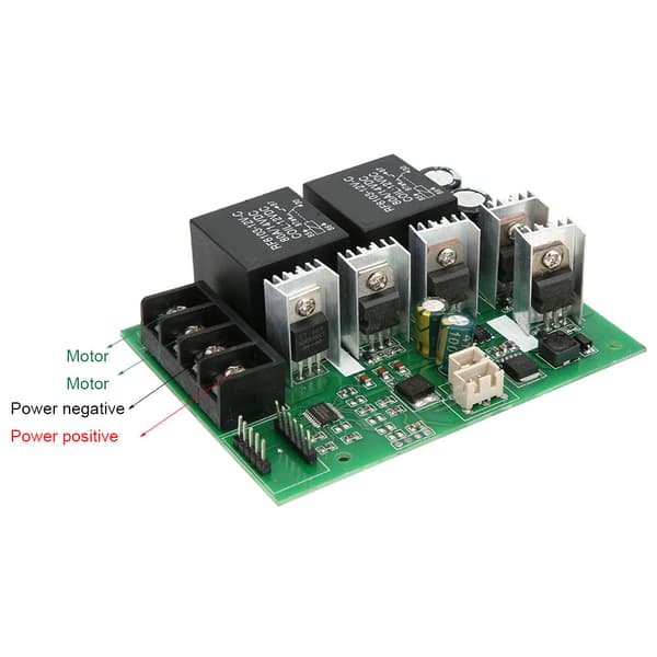 DC Motor Hastighetskontroller PWM Forover Revers Bryter 12V 24V 36V 40A