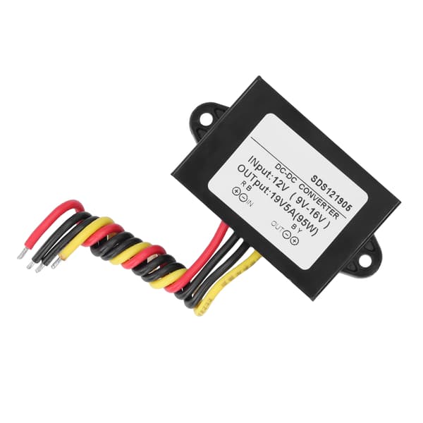 Boost Converter DC 12V til DC 19V Vanntett Step Up Adapter Tilbehør for Strømforsyning