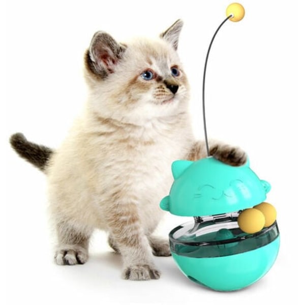 in 1 Cat Toy, interaktiiviset kissanlelut | kanssa Cat Stick, kissan krokettilelu | Helppo puhdistaa kissan pallolelu | kaksoispallolla,