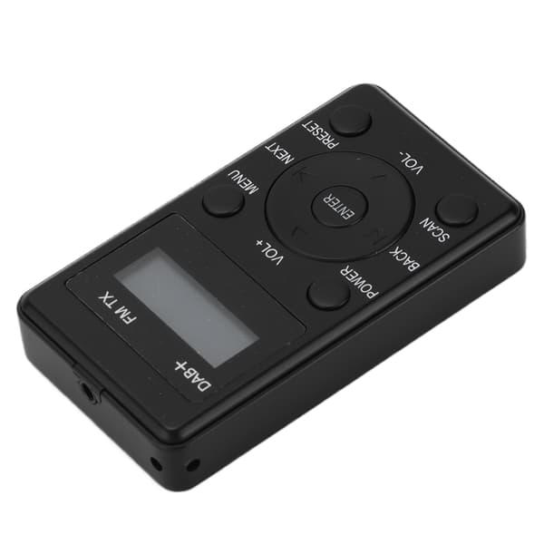 Bærbar Digital Lommeradio DAB DAB+ FM Klar Lyd Biløretelefon