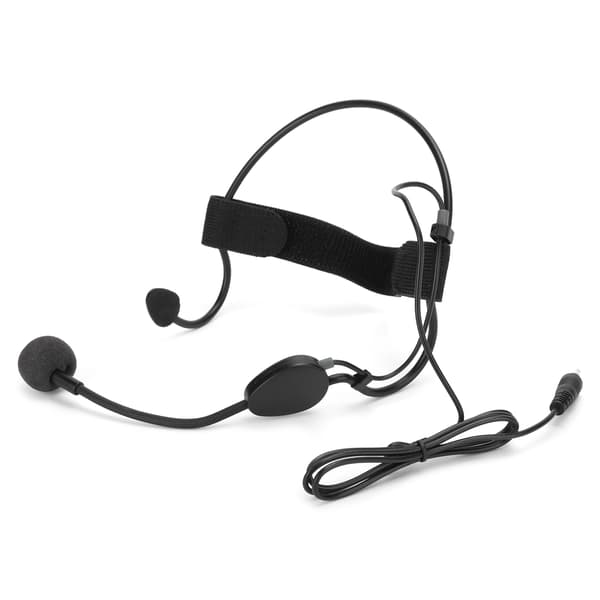 Mini Headset Trådmikrofon 3,5 mm Stik Ørekrog Kondensatormikrofon til Performance Undervisning