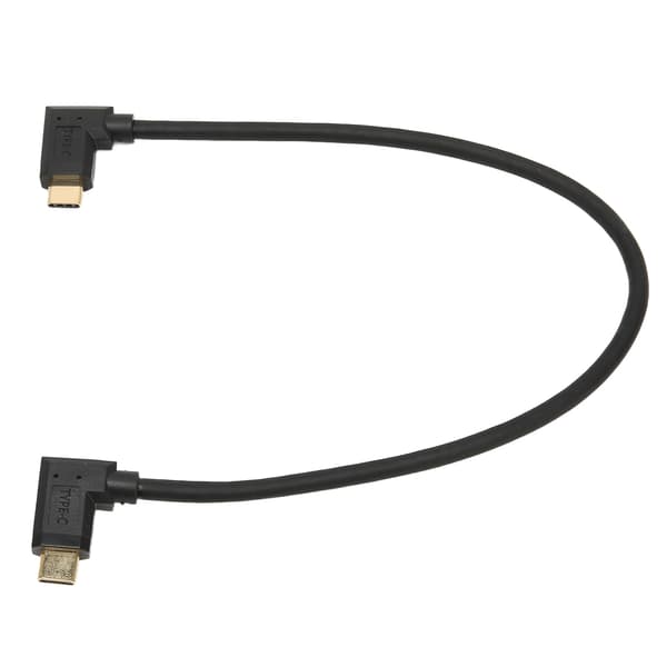 90 Graders USB C Han til Han Kabel 10Gbps Forgyldt Forlængerledning