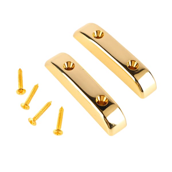 2 st bas tumstöd plast halkfri lättvikt jazzbasgitarr tumfingerstöd GM03 guld