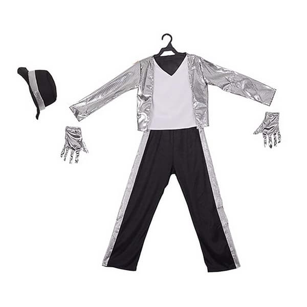 Michael Jackson Barn Cosplay Kostym Gutter Antrekk Fest Maskeradeforestilling L
