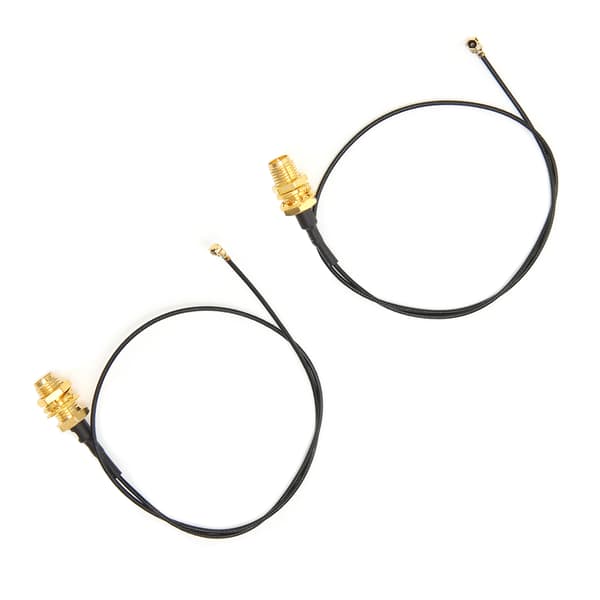 2 stk. IPEX til SMA Hun Pin WIFI Antenne RF Kabel til GSM GPS LAN System