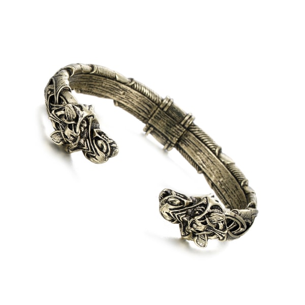 Handgjorda armband smycken prydnad för Viking Wolf armband