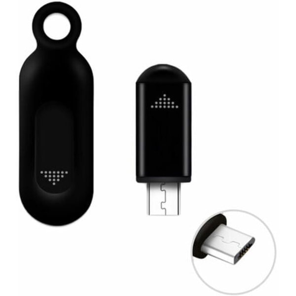 Infrared remote control for mobile phone Plug and play remote control distance 10m, Micro USB interface Black - Micro US