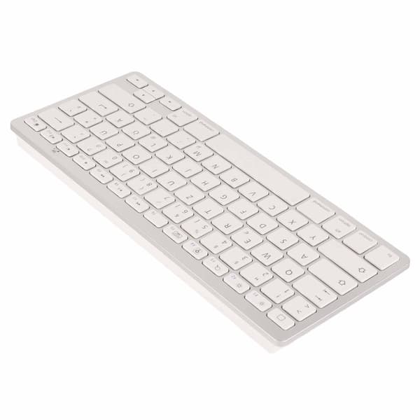 Trådlöst Bluetooth-tangentbord Portabelt Slim Tyst Universellt Tyskt Layout för iOS Android Windows