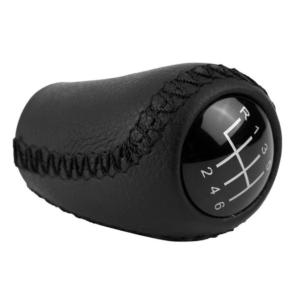 Læder Gear Shift Knob Cover til Mazda 3 BK BL 5 CR CW 6 II 2005-2014