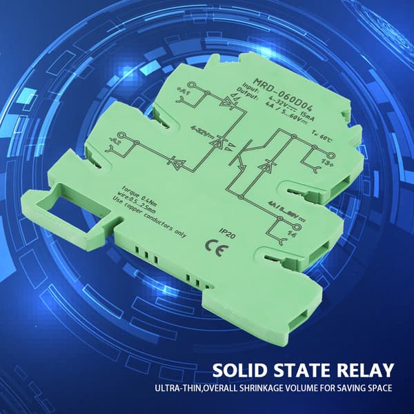 MRD-060D4 Ultratynn PLC Relé Effektforsterkerkort DC Solid State Relémodul