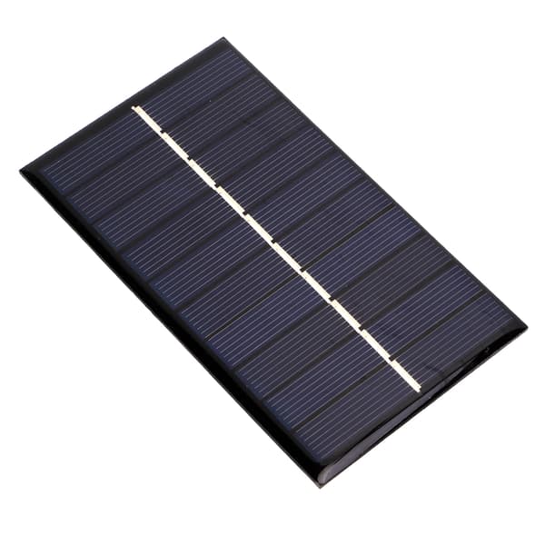 Mini solcellepanel 1.2W 5V polysilisium effektiv DIY for vannpumpe gatelys