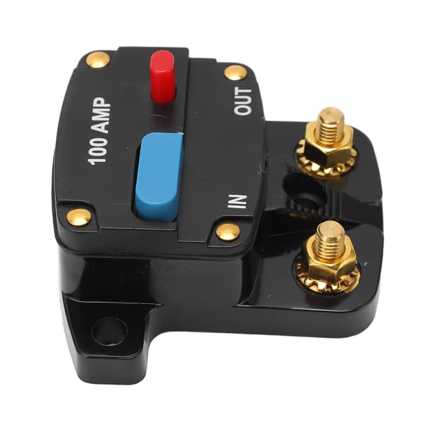 Bil Audio Strømafbryder Manuel Reset Sikring Inline Inverter Holder til Bil Audio Stereo System Båd Lastbiler Busser 100A