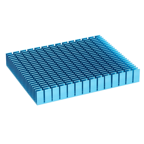 Aluminium Køleplade Køleradiator 150x120x20mm til CPU Forstærker PCB Sort