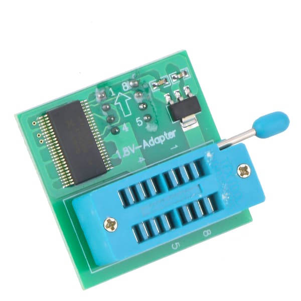 1.8V-adapter for telefonhovedkort SPI Flash SOP8 DIP8 W25 MX25 CH341 TL866CS-konvertering