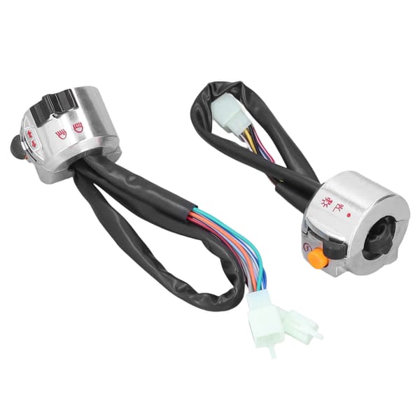 Par Motorcycle Styre Switch Samling Universal til 50cc 22mm Styre Greb Scooter Skivebremse