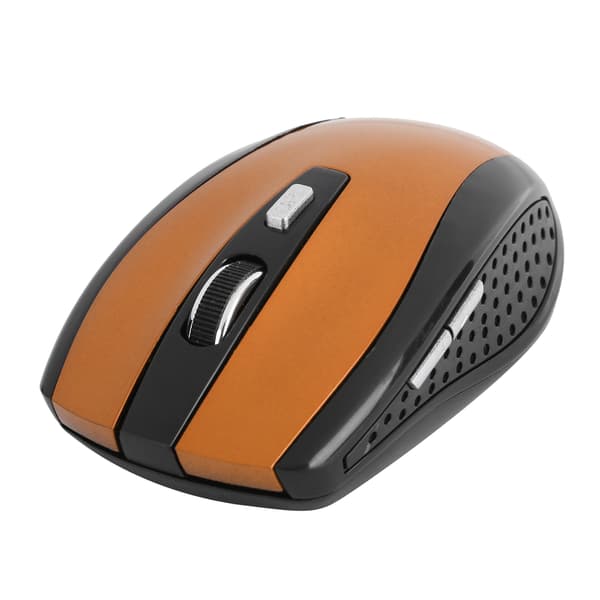 Trådløs Gaming Mus Justerbar DPI 250Hz Optisk Orange Notebook Computertilbehør