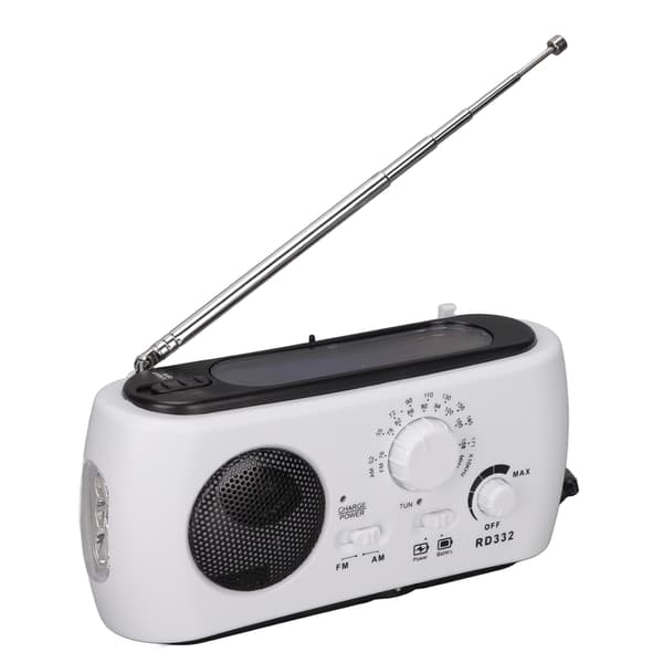 RD322 Håndsving AM FM Nødradio med Strømafbrydelsesbelysning til Udendørs Camping