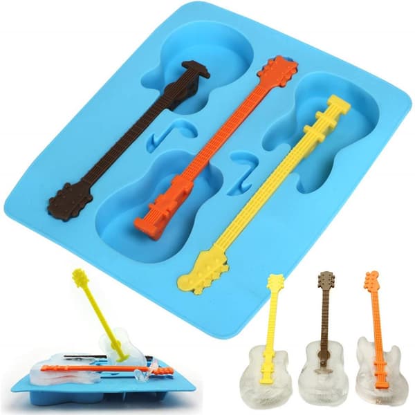 Guitarformet Silikone Isform DIY Isbakke Nyhed