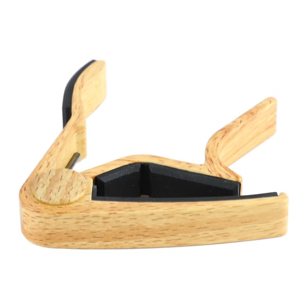 Gitarr Capo Aluminiumlegering Massivt Trä Akustisk Elgitarr Ukulele Stämklämma