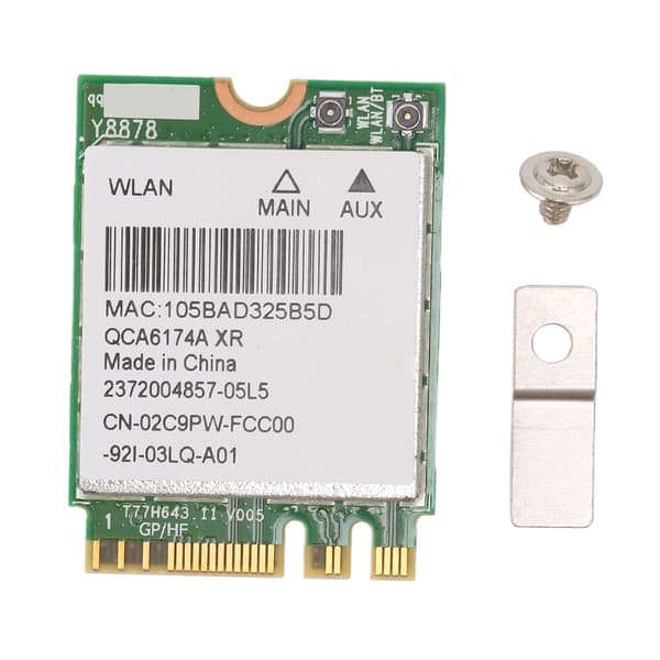 Trådløst netværkskort 867Mbps 2.4GHz 5GHz Dual Band M.2 Interface til bærbar computer