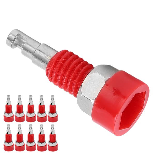 10st 2mm Banan Hona Jack Socket Kontakt Adapter Panel Mini Bindningsstolpe för Elektroniska Instrument