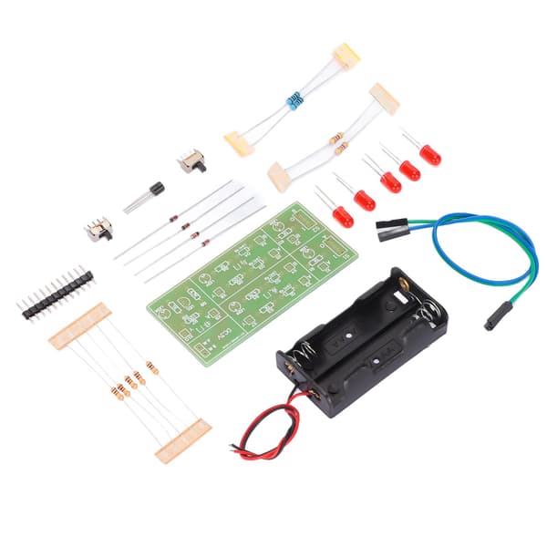 Diskret Komponent Grindkrets Kit Analog Krets Slitstark ABS DIY Elektronik Kit för Experimentell Träning