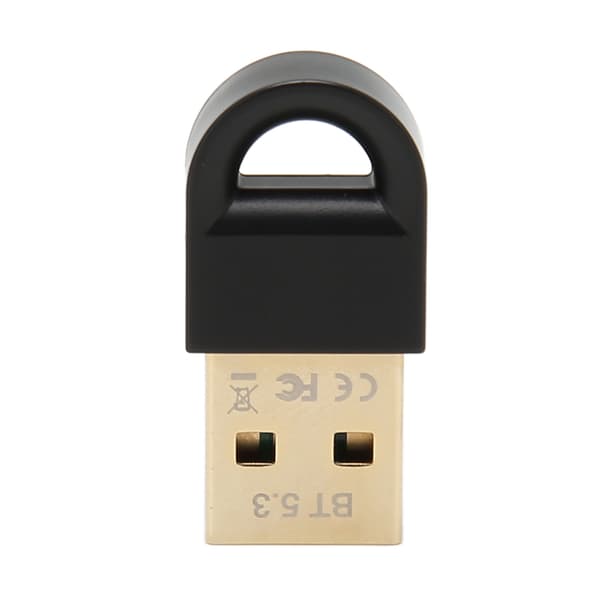 Bluetooth 5.3 USB-adapter trådløs dongelmottaker for datamaskin stasjonær bærbar PC tastatur mus