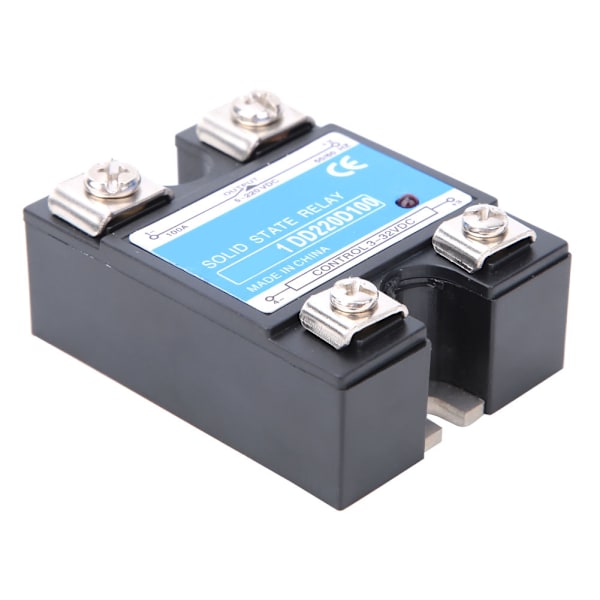 Solid State Relay DC SSR -tulo 3-32VDC Kuorma 5-220VDC 100A Ohjausrele