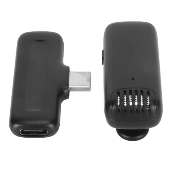 Trådlös Lavalier Slagsmickare Brusreducerande Auto Sync Plug and Play Auto Pairing Trådlös Clip On Mikrofon